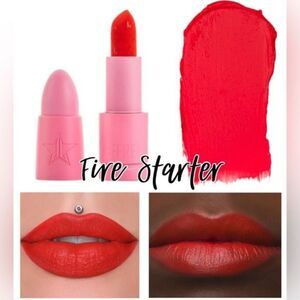 New! Fire Starter - Jeffree Star Velvet Trap Lipstick Red BNIB NWT